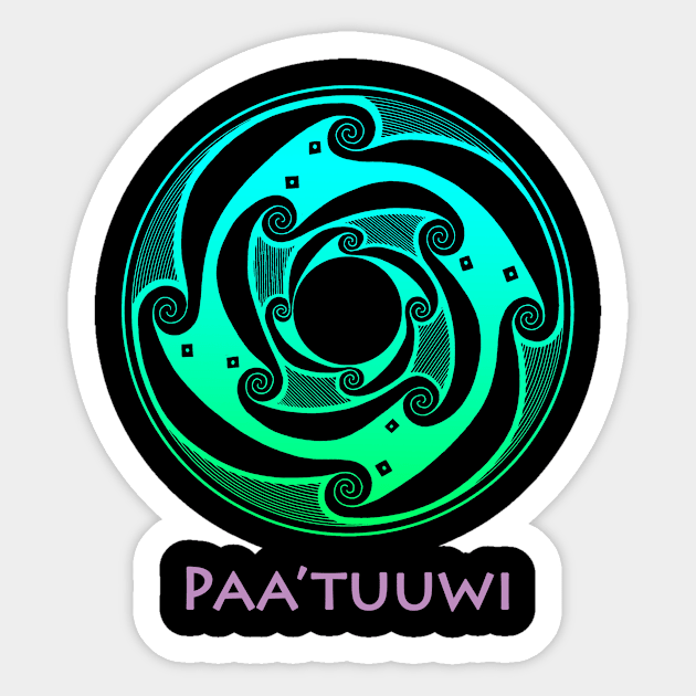 Paatuuwi Mimbres Swirls Sticker by FTEStudio